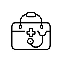 Icon of a doctorchest / first aid kit