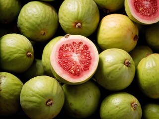 Guava Fruits: A Close-Up View