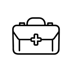 Icon of a doctorchest / first aid kit