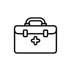 Icon of a doctorchest / first aid kit