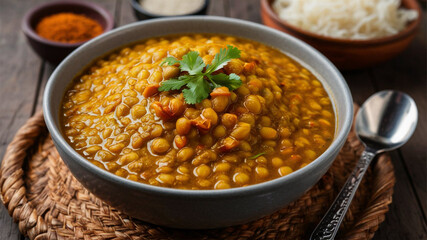 Dhuli Urad Dal: A simple and nutritious dish made with split and skinned black gram lentils,