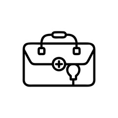Icon of a doctorchest / first aid kit