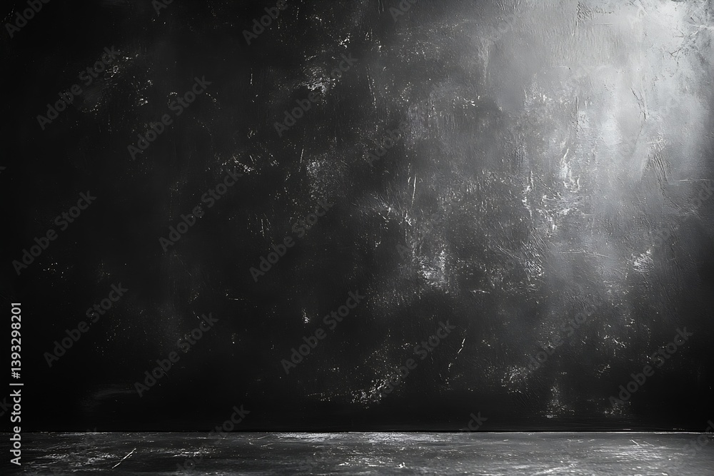 Aufkleber dark textured black background studio photography for dramatic effects and product display with mood