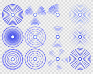 Concentric sonar waves pulse rhythmically in perfect radial symmetry. Water ripple expands softly, simulating calm wave reaction. Seismic rings vibrate outward, echoing distant ground motion.