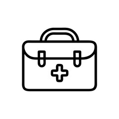 Icon of a doctorchest / first aid kit