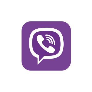 Viber logo design. Vector illustration. 