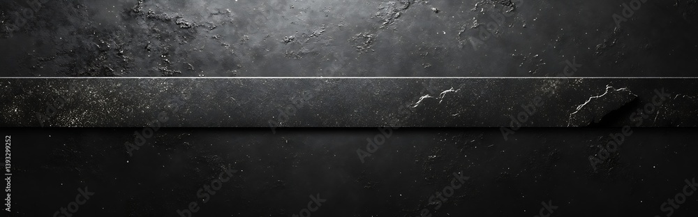 Poster striking dark stone texture background with horizontal line detail for modern and industrial designs