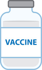A Vaccine Bottle Medical Vaccination Symbol icon.