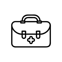 Icon of a doctorchest / first aid kit