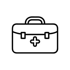 Icon of a doctorchest / first aid kit