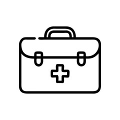 Icon of a doctorchest / first aid kit