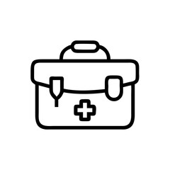 Icon of a doctorchest / first aid kit
