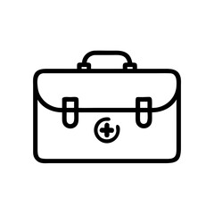Icon of a doctorchest / first aid kit