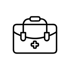 Icon of a doctorchest / first aid kit