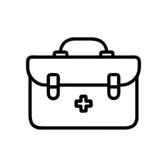 Icon of a doctorchest / first aid kit