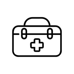 Icon of a doctorchest / first aid kit