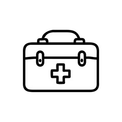 Icon of a doctorchest / first aid kit