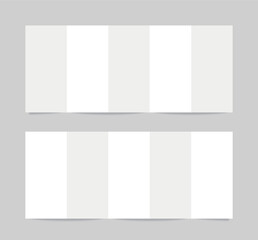 Fototapeta premium Leaflet, brochure, booklet, catalog, booklet, pamphlet, flyer paper mockup illustration.