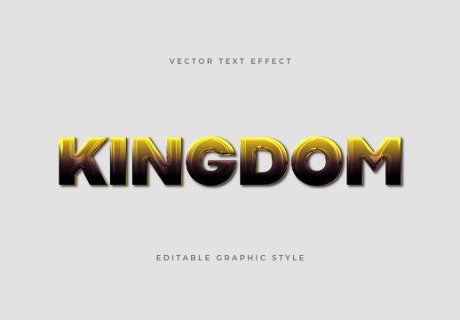 Gold Metallic Font Shiny Luxurious Bold Text Effect