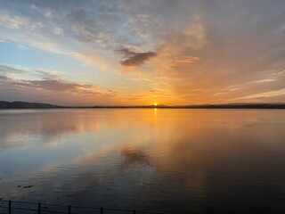 Sunset over the basin 