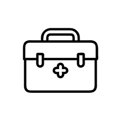 Icon of a doctorchest / first aid kit