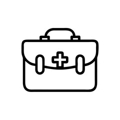 Icon of a doctorchest / first aid kit