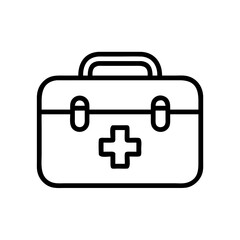Icon of a doctorchest / first aid kit