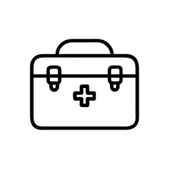 Icon of a doctorchest / first aid kit