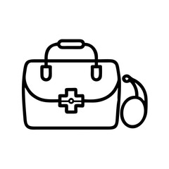 Icon of a doctorchest / first aid kit