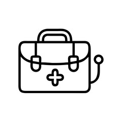 Icon of a doctorchest / first aid kit