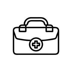 Icon of a doctorchest / first aid kit