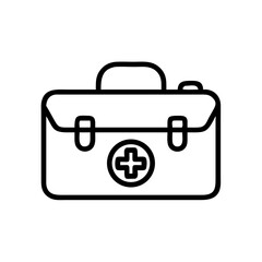 Icon of a doctorchest / first aid kit