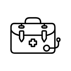 Icon of a doctorchest / first aid kit