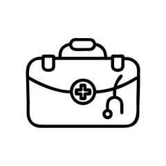 Icon of a doctorchest / first aid kit