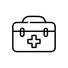Icon of a doctorchest / first aid kit