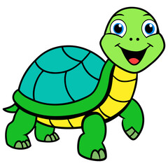 funny turtle cartoon
