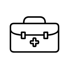Icon of a doctorchest / first aid kit