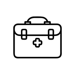 Icon of a doctorchest / first aid kit