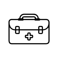 Icon of a doctorchest / first aid kit