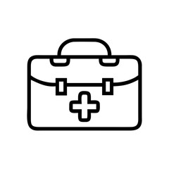 Icon of a doctorchest / first aid kit