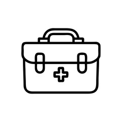 Icon of a doctorchest / first aid kit