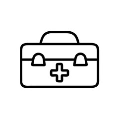 Icon of a doctorchest / first aid kit