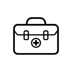Icon of a doctorchest / first aid kit