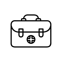Icon of a doctorchest / first aid kit