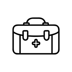 Icon of a doctorchest / first aid kit
