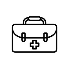 Icon of a doctorchest / first aid kit