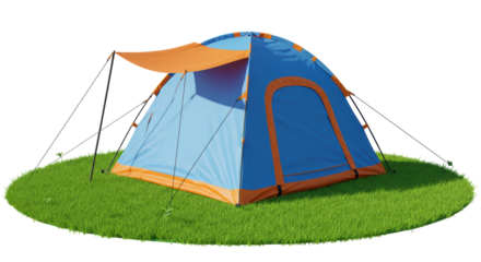 Isolated Camping Tent