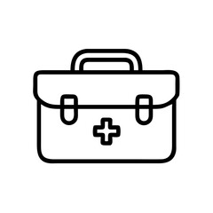 Icon of a doctorchest / first aid kit