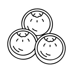 dim sum icon, dim sum line art - simple line art of dim sum, perfect for dim sum logos and icons