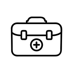 Icon of a doctorchest / first aid kit
